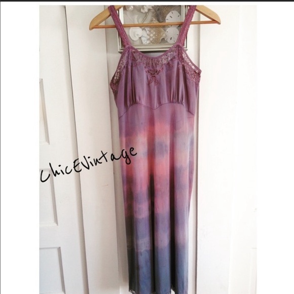 BOHEMIAN VINTAGE SLIP DRESSES Hand Dyed - Picture 12 of 12